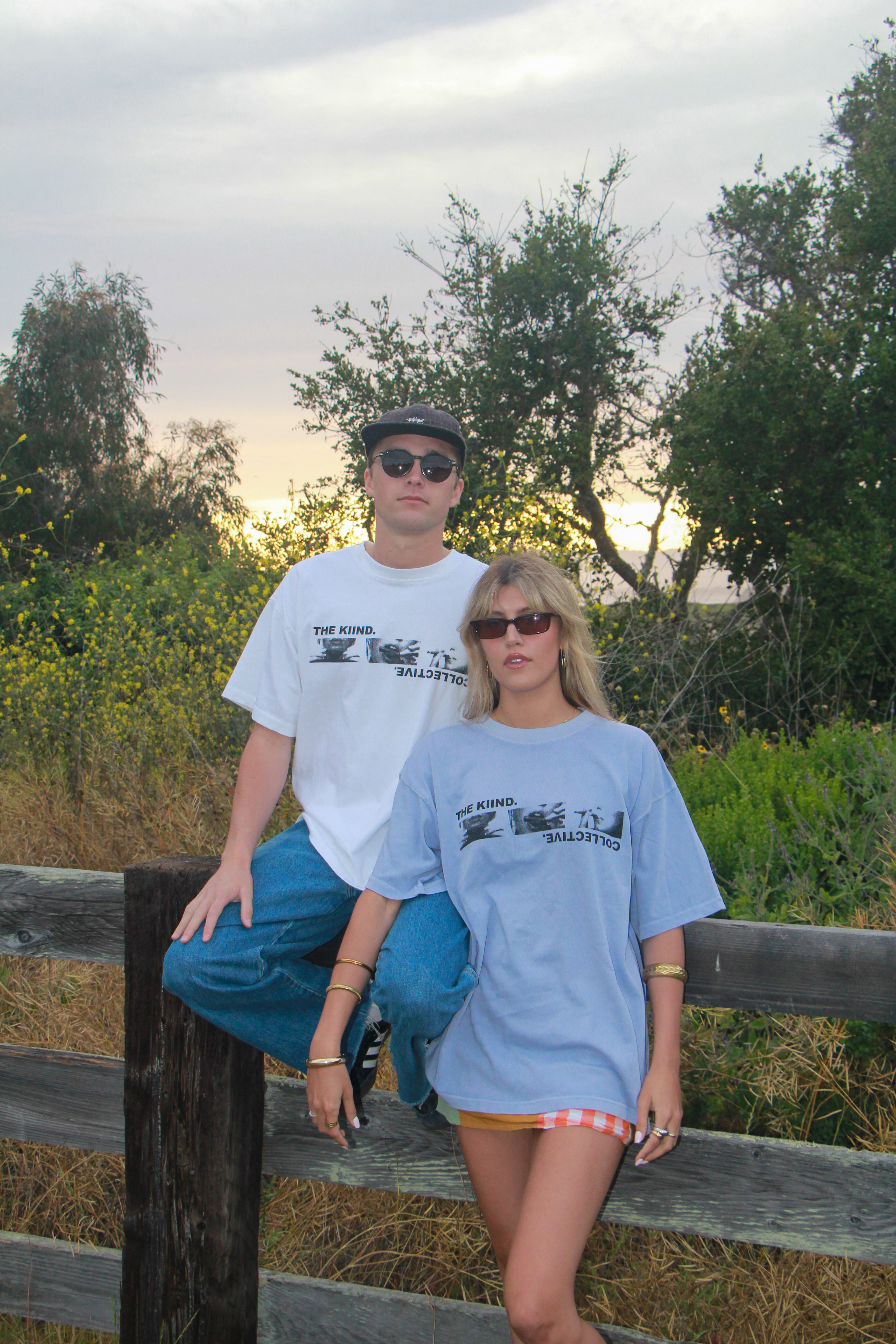 COLL. V1 — Powder blue — Two-person portrait