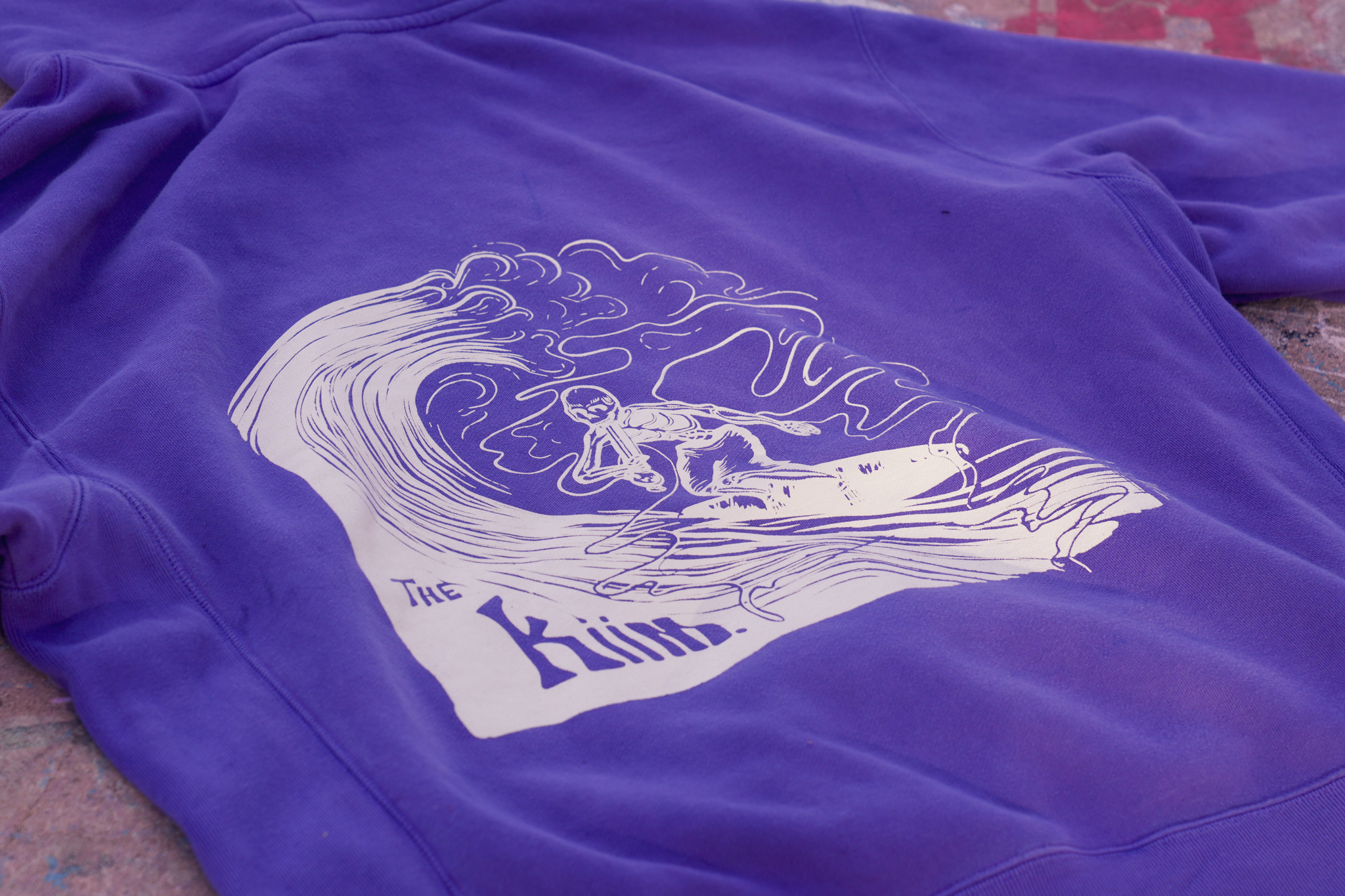 STB Hoodie (Limited Edition Purple) — Purple — Back print detail