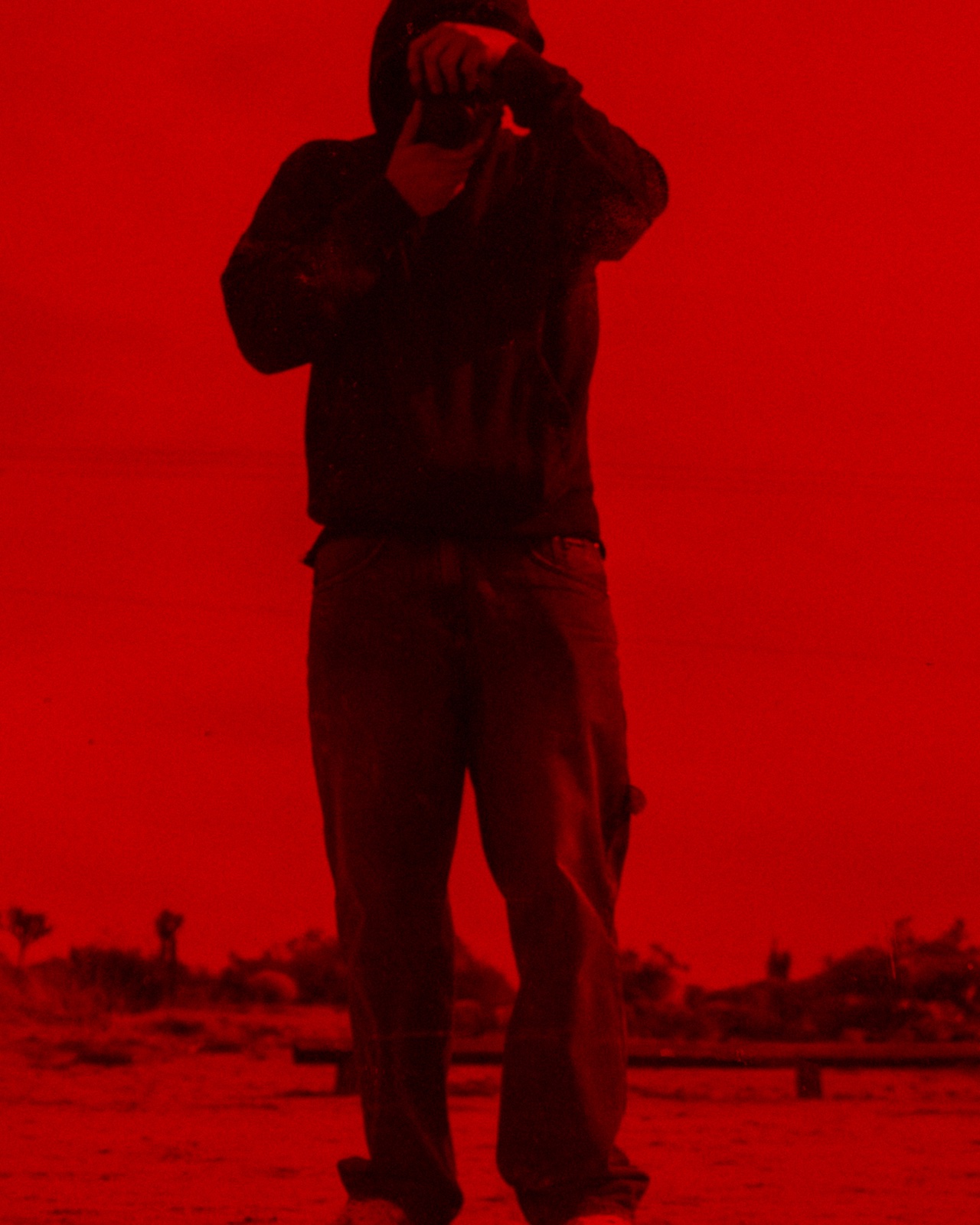 Kalen Coe in a red-lit portrait
